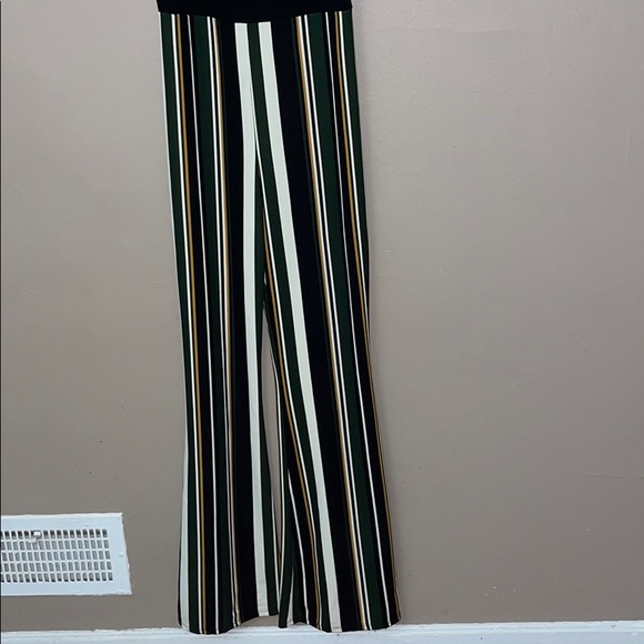 Plaid Strip Jumpsuit - Picture 2 of 6